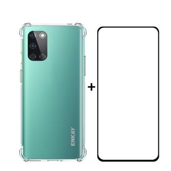 ENKAY Priehľadný obal + 3D sklo OnePlus 8T