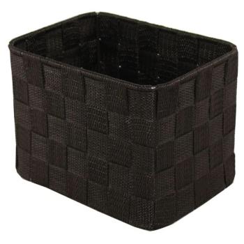 Úložný organizér do zásuvky Compactor TEX vysoký - 19 x 14 x 13 cm, čokoládový