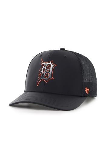 Bavlnená šiltovka 47 brand MLB Detroit Tigers čierna farba, jednofarebná, B-VOLCT09BBP-BKA