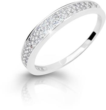 Cutie Jewellery Nadčasový prsteň z bieleho zlata so zirkónmi Z6810-2649-10-X-2 55 mm