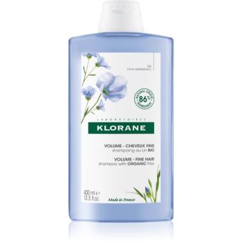 Klorane Flax Fiber Bio Sampon finom, lesimuló hajra 400 ml