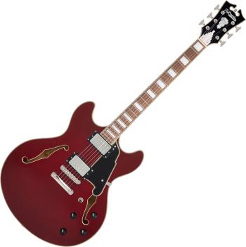 D'Angelico Premier DC Burnt Red Semiakustická gitara