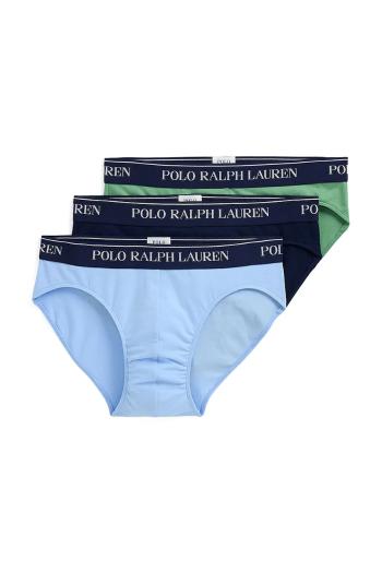 Slipy Polo Ralph Lauren 3-pak pánske, zelená farba, 714840543