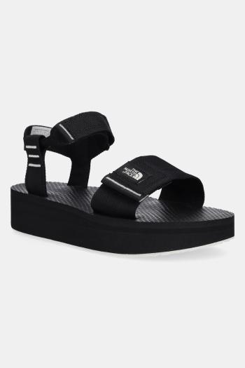 Sandále The North Face Skeena Platform dámske, čierna farba, na platforme, NF0A8AE7VOR1