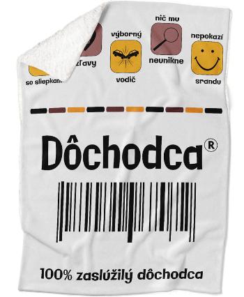 Deka 100% Dôchodca (Podšitie baránkom: ÁNO)