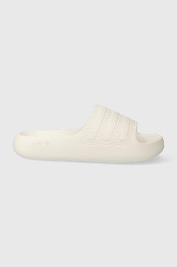 Šľapky adidas Originals Adilette Ayoon dámske, biela farba, na platforme, GV9536