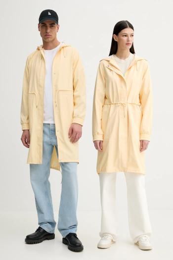 Bunda Rains String W Parka W3 žltá farba, prechodná, 18550