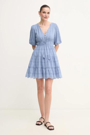 Bavlnené šaty Pepe Jeans DAY mini, áčkový strih, PL953694