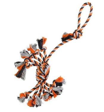 HIP HOP DOG HHD bavlnené pretahovadlo SPIDER 51cm/ 150g šedá, oranžová, tm.šedá