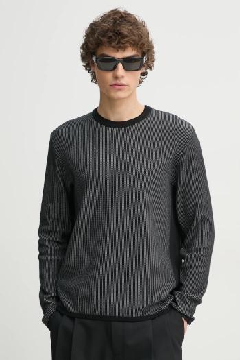 Sveter Rag & Bone pánsky, čierna farba, tenký, MBS23S011UC11