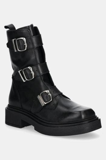 Členkové topánky Steve Madden Clipper dámske, čierna farba, na platforme, jemne zateplené, SM11003402