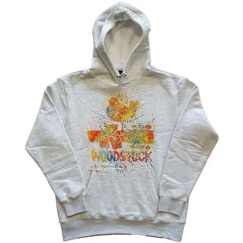 Woodstock mikina Splatter Biela XL