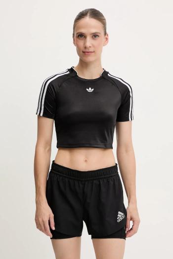 Tričko adidas Originals Teamgeist dámske, čierna farba, JD0268