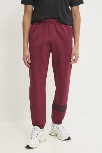 Tepláky adidas Originals NC PANTS bordová farba, jednofarebné, JC9902