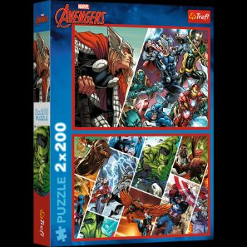 Puzzle 2x200 dílků Marvel/Avengers