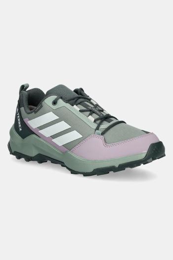 Detské topánky adidas TERREX TERREX AX4R R.RDY zelená farba, JQ4884