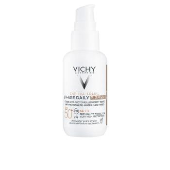 Vichy Tónovaný fluid brániaci fotostarnutiu SPF 50+ Capital Soleil UV-Age Daily Pigment (Fluid) 40 ml
