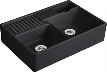 VILLEROY & BOCH VILLEROY & BOCH - Keramický drez Villeroy &amp; Boch modulový, 632391R7, Pure Black 632391R7