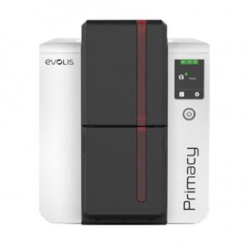 Evolis Primacy 2 Simplex PM2S-GP2-E, Go Pack single sided, 12 dots/mm (300 dpi), USB, Ethernet, red