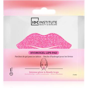 IDC Institute Glitter Lip Pink hydrogelová maska na pery 1 ks