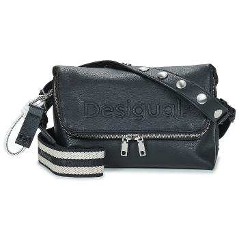 Desigual  BAG HALF LOGO VENECIA 3.0 CONT  Tašky cez rameno Čierna