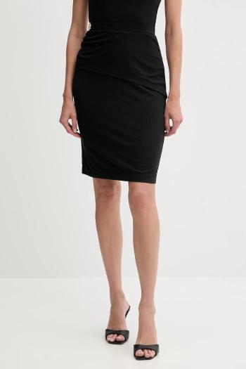 Sukňa Guess PRISCA čierna farba, mini, puzdrová, W5YD64 KAQL2