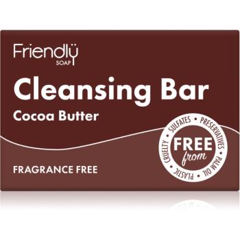 Friendly Soap Cleansing Bar Cocoa Butter prírodné mydlo na tvár a telo 95 g