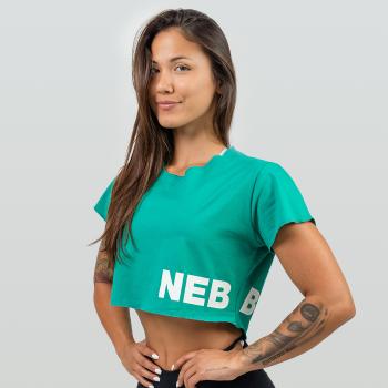 NEBBIA Powerhouse Crop Top Green