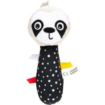 Canpol babies BabiesBoo Sensory Toy with Squeaker pískacia hračka Sloth 1 ks