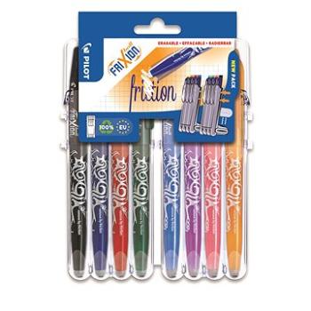 PILOT FriXion Ball 07/0,35 mm, Set2Go – súprava 8 farieb