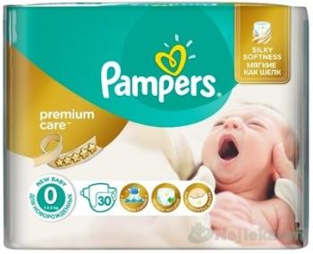 PAMPERS PREMIUM CARE 0 Newborn- jednorázové novorodenecké plienky 30ks