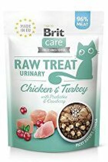 Brit Raw Treat Cat Urinary, kuracie a morčacie mäso 40g + Množstevná zľava