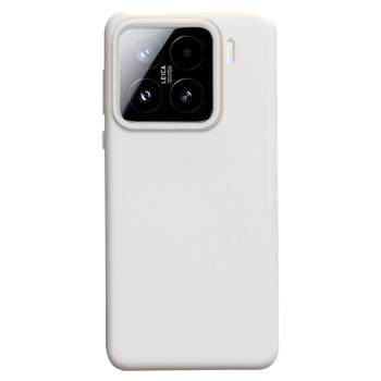 PROTEMIO LIQUID SILICONE Kryt pre Xiaomi 15 mliečny