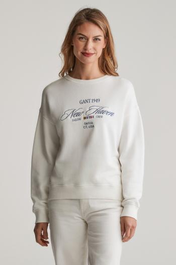 MIKINA GANT GRAPHIC C-NECK SWEAT EGGSHELL