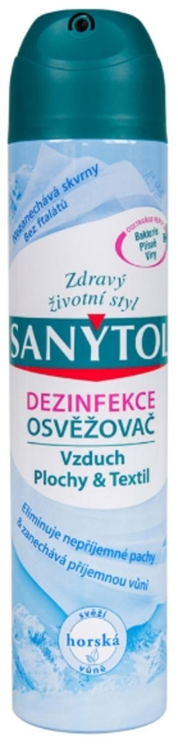 SANYTOL Dezinfekcia osviežovač vzduchu, plôch a textílií Horská vôňa 300 ml