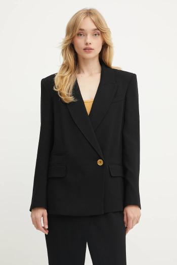 Sako Marciano Guess ARIANA čierna farba, dvojradové, jednofarebné, 5YGN15 7341A