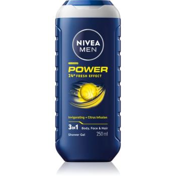 Nivea Power Refresh sprchový gél 250 ml