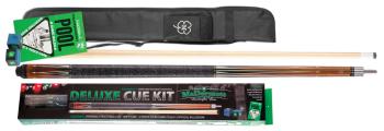 MCDERMOTT CLASSIC CUE KIT 3 BILLIÁRD KÉSZLET, KÉTRÉSZES DÁKÓ + DÁKÓTÁSKA