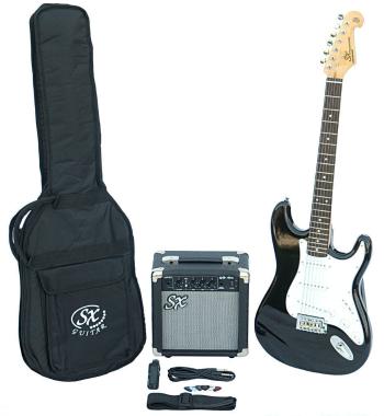 SX SE1 Black Elektrická gitara