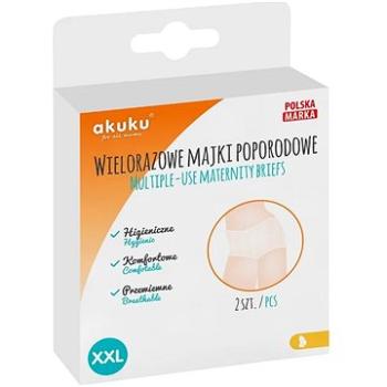 AKUKU popôrodné nohavičky na opakované použitie veľ. XXL, 2 ks (5907644002368)