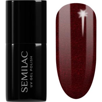 Semilac UV Hybrid X-Mass gélový lak na nechty odtieň 306 Divine Red 7 ml