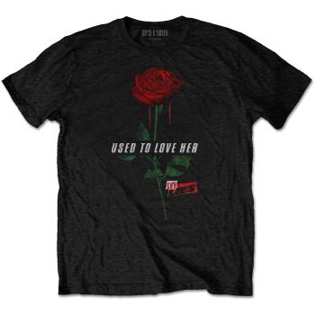 Guns N’ Roses tričko Used to Love Her Rose  one_size