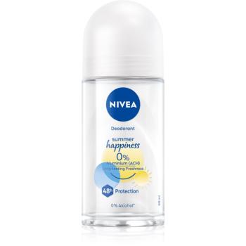 NIVEA Summer Happiness Fresh dezodorant roll-on bez obsahu hliníkových solí 50 ml