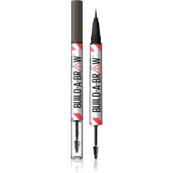 MAYBELLINE NEW YORK Build-A-Brow obojstranná ceruzka na obočie pre fixáciu a tvar odtieň 262 Black Brown 1 ks