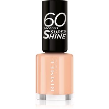 Rimmel 60 Seconds Super Shine lak na nehty odstín 401 Nude Nostalgia 8 ml