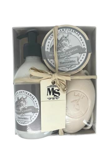 Sada mydiel Maitre Savonitto Donkey milk box 3-pak viac farieb