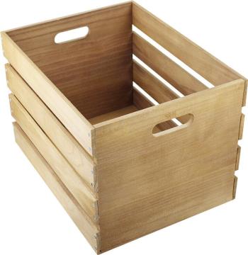 Muziker Self-Assembly Plywood Box na LP platne Natural