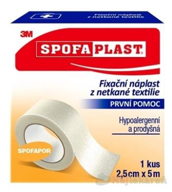 3M SPOFAPLAST č.732 Fixačná náplasť (2,5cmx5m) z netkanej textílie, cievka 1ks