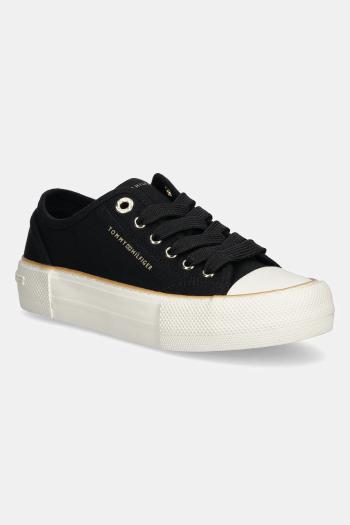 Detské tenisky Tommy Hilfiger čierna farba, T3A9-33733