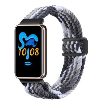 BRAIDED Nylonový remienok pre Honor Band 10 / Honor Band 9 COLORFUL BLACK